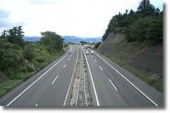 東北自動車道（福島市）