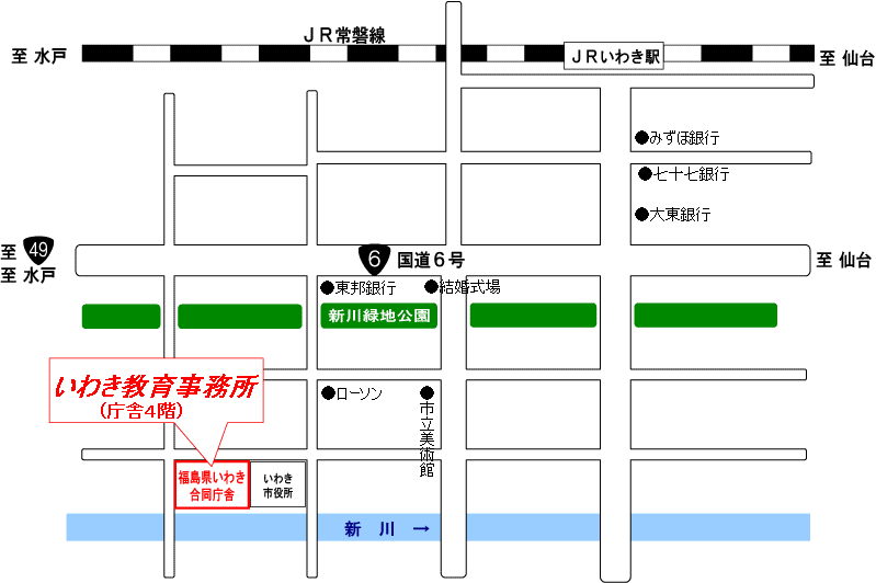 駅周辺の地図画像