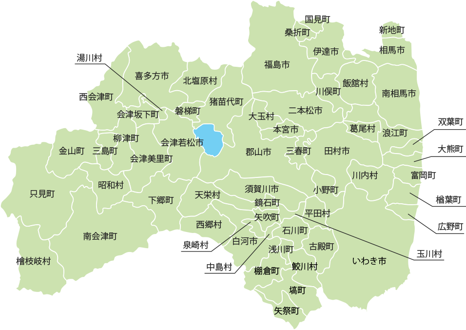 福島県地図