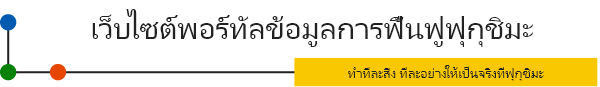 เว็บไซต์พอร์ทัลข้อมูลการฟื้นฟูฟุกุชิมะ ทำทีละสิ่ง ทีละอย่างให้เป็นจริงที่ฟุกุชิมะ