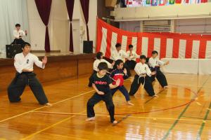 「躰道」演武の写真