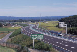 福島空港・あぶくま南道路（あぶくま高原道路）風景-2