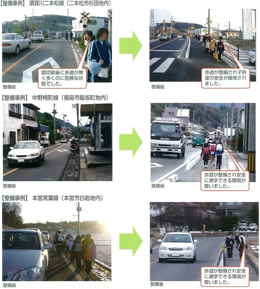 歩道整備事例