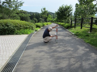 園路測定状況