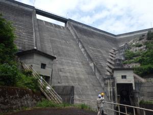 岳ダム状況確認