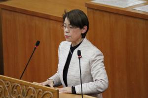 代表質問（神山悦子議員）