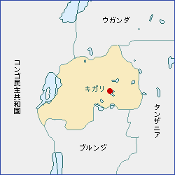 ルワンダ地図