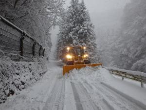 除雪ドーザ