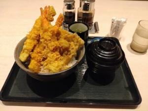 アスパラ天丼