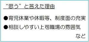 ワークライフ・バランス回答の例示