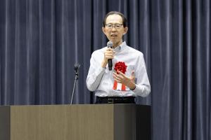 知事激励のメッセージ