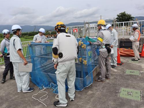 水処理施設の機械設備増設工事の写真その２