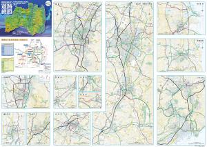 福島県の道路網図2024