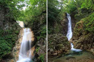 白水滝・衣紋滝