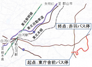 コース3のアクセス図