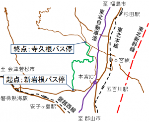 コース9のアクセス図