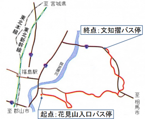 コース12のアクセス図