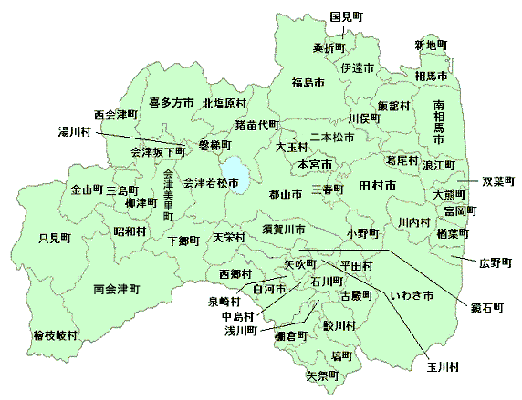 福島県地図