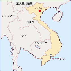 ベトナム地図