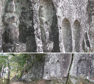 滝八幡三十三観音磨崖仏群