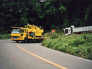 県道原町川俣線水境工区施行前写真