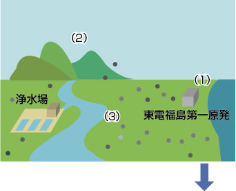 原発からの放射性物質放出の減少以降の影響1