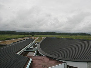 請戸小学校展望台から大平山遠景