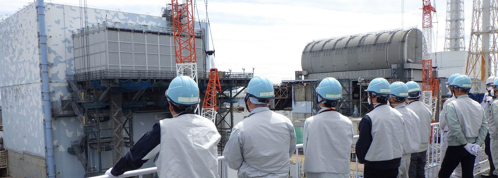 原子力発電所の廃炉に向けた動き画像